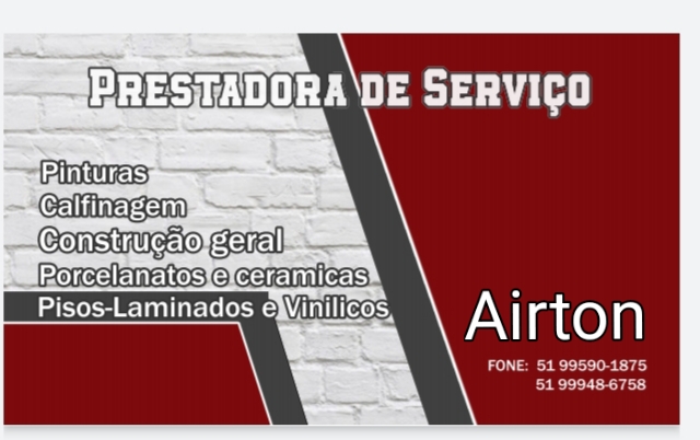 Prestadora de serviço, Airton silva